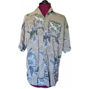 Campia Moda Vintage Made In Korea Mens Button Down Shirt 80s 90s